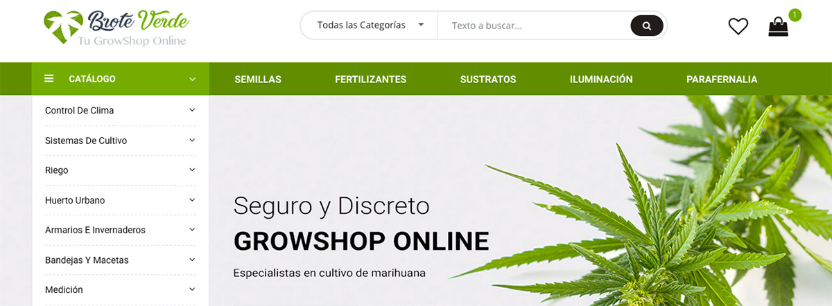 Tienda dropshipping Growshop