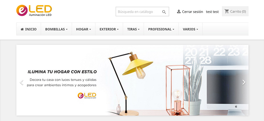 Tienda dropshipping de iluminación LED