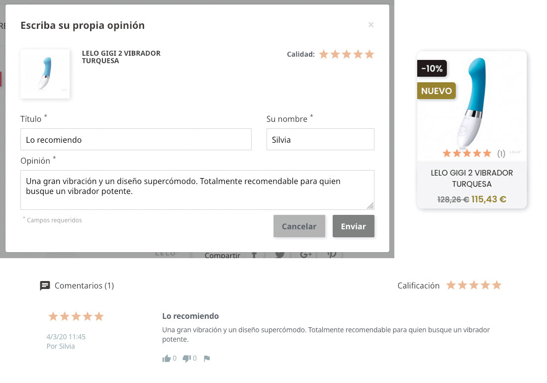 Comentarios y opiniones