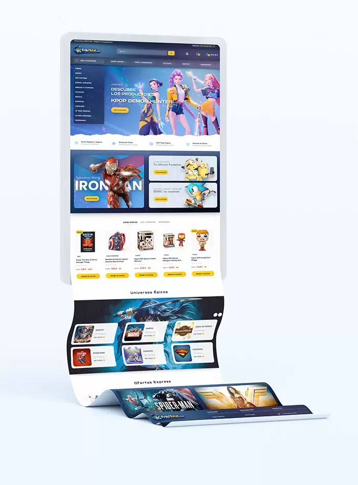 Dropshipping de merchandising, figuras y juegos