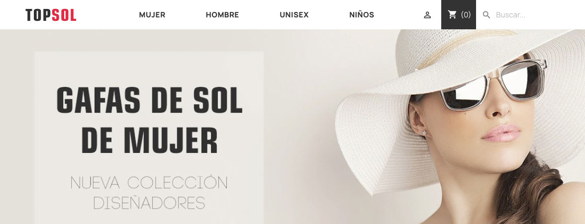 Tienda dropshipping de Gafas de Sol