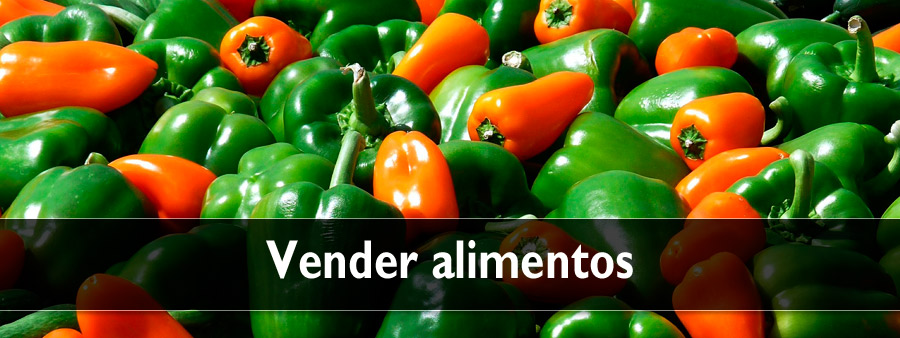 Vender alimentos en internet