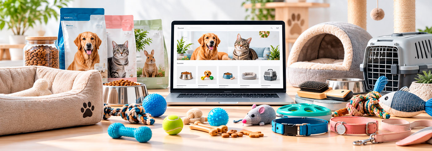 Catálogo de dropshipping de mascotas: alimentación, accesorios e higiene