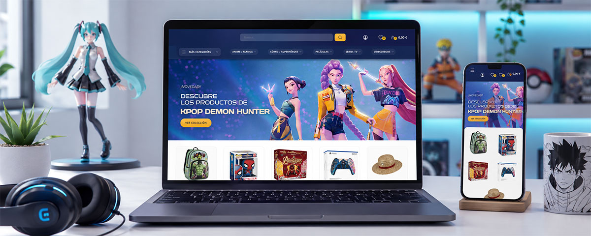 Tienda dropshipping de merchandising y licencias con Ociostock y Last Level