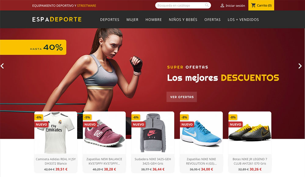 Proveedores dropshipping deportes