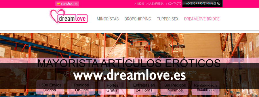 Proveedores de Sex Shop www.dreamlove.es