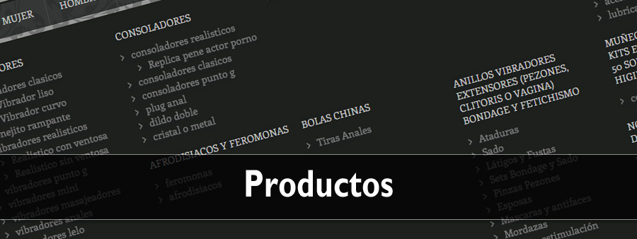 Productos eróticos